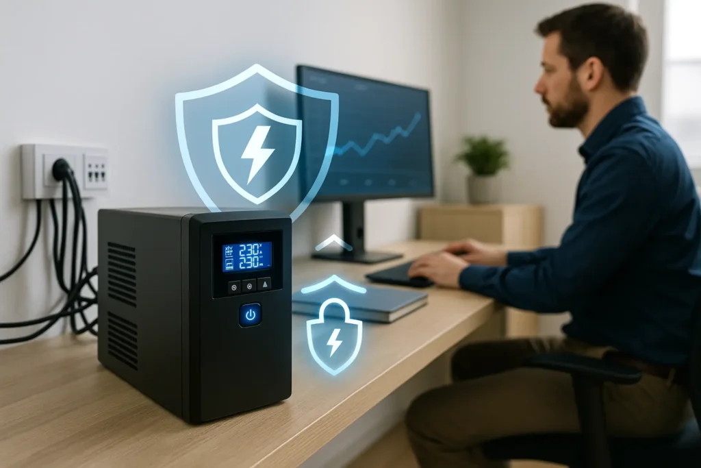 Por que uma UPS bem dimensionada é essencial para a continuidade e segurança informática?